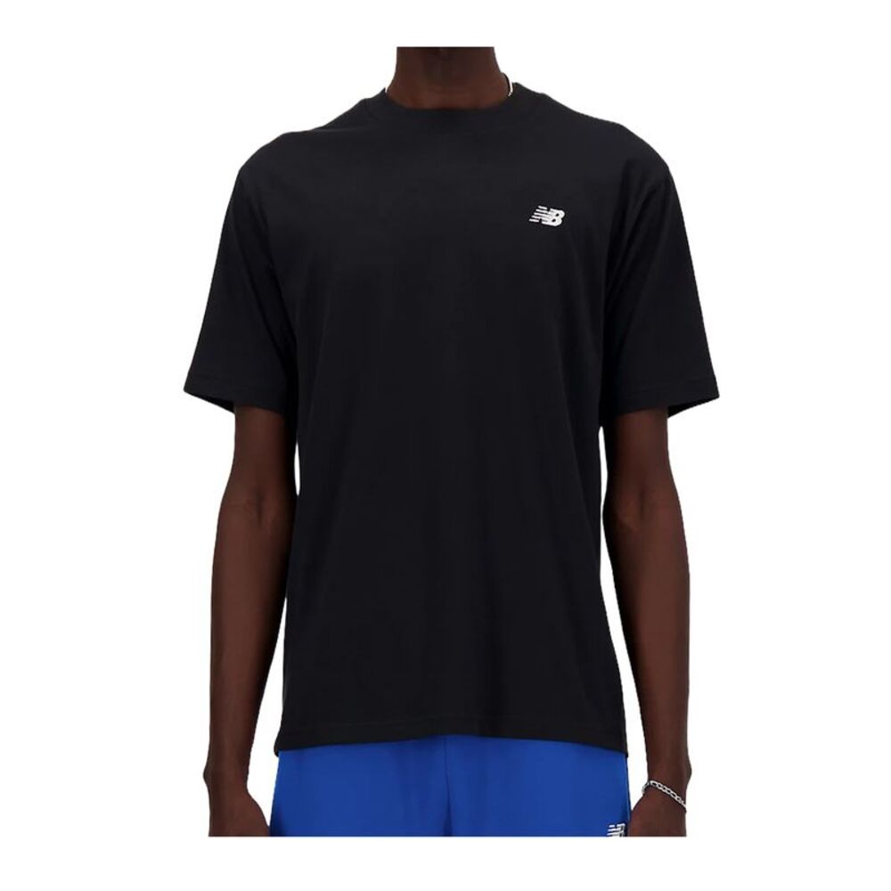 New Balance Crew Neck T-Shirt Sport Essentials Mens Black MT41509